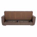 ΚΑΝΑΠΕΣ ΚΡΕΒΑΤΙ POLYA ΤΡΙΘΕΣΙΟΣ ΚΑΦΕ HM3240.02 215x80x77 εκ. - Image 5