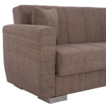 ΚΑΝΑΠΕΣ ΚΡΕΒΑΤΙ POLYA ΤΡΙΘΕΣΙΟΣ ΚΑΦΕ HM3240.02 215x80x77 εκ. - Image 9