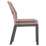 ΚΑΡΕΚΛΑ ΑΛΟΥΜΙΝΙΟΥ HOWARD HM5547.12 ΑΝΘΡΑΚΙ--ΣΧΟΙΝΙ ΜΠΕΖ 55,5x60x84,5Υεκ - Image 4