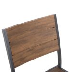 ΚΑΡΕΚΛΑ ΑΛΟΥΜΙΝΙΟΥ SAGA HM6063.02 ΣΚΟΥΡΟ ΓΚΡΙ ΜΕ POLYWOOD 46x52x86Υεκ. - Image 7