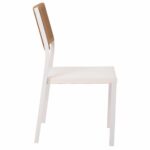 ΚΑΡΕΚΛΑ ΑΛΟΥΜΙΝΙΟΥ ΛΕΥΚΗ ΜΠΕΖ RATTAN & TEXTLINE HM5921.02 46x55,5x83Yεκ. - Image 4
