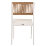 ΚΑΡΕΚΛΑ ΑΛΟΥΜΙΝΙΟΥ ΛΕΥΚΗ ΜΠΕΖ RATTAN & TEXTLINE HM5921.02 46x55,5x83Yεκ. - Image 6