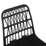 ΚΑΡΕΚΛΑ ΕΞ.ΧΩΡΟΥ ALLEGRA HM5453.12 ΜΕΤΑΛΛΟ-ΜΑΞΙΛΑΡΙ-WICKER ΜΑΥΡΟ 52x52x83,5Yεκ. - Image 7