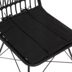 ΚΑΡΕΚΛΑ ΕΞ.ΧΩΡΟΥ ALLEGRA HM5453.12 ΜΕΤΑΛΛΟ-ΜΑΞΙΛΑΡΙ-WICKER ΜΑΥΡΟ 52x52x83,5Yεκ. - Image 8