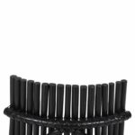 ΚΑΡΕΚΛΑ ΕΞΩΤ.ΧΩΡΟΥ CELLION HM9812.02 ΡΑΒΔΟΙ RATTAN ΣΕ ΜΑΥΡΟ ΧΡΩΜΑ 76x72x83Υεκ. - Image 8