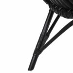 ΚΑΡΕΚΛΑ ΕΞΩΤ.ΧΩΡΟΥ CELLION HM9812.02 ΡΑΒΔΟΙ RATTAN ΣΕ ΜΑΥΡΟ ΧΡΩΜΑ 76x72x83Υεκ. - Image 10
