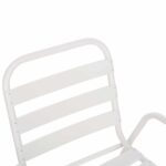 ΚΑΡΕΚΛΑ PRELUDE HM5970.02 ΜΕΤΑΛ.ΣΚΕΛΕΤΟΣ-ΠΛΑΤΗ & ΚΑΘΙΣΜΑ ΑΛΟΥΜΙΝΙΟ-ΛΕΥΚΗ 54x56x79Υεκ - Image 7
