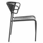 ΚΑΡΕΚΛΑ SUKI HM6053.02 ΜΕΤΑΛΛO KAI ΣΥΝΘΕΤΙΚΟ RATTAN ΣΕ ΜΑΥΡΟ 54x62x80Υεκ - Image 4