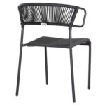 ΚΑΡΕΚΛΑ SUKI HM6053.02 ΜΕΤΑΛΛO KAI ΣΥΝΘΕΤΙΚΟ RATTAN ΣΕ ΜΑΥΡΟ 54x62x80Υεκ - Image 5