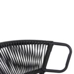 ΚΑΡΕΚΛΑ SUKI HM6053.02 ΜΕΤΑΛΛO KAI ΣΥΝΘΕΤΙΚΟ RATTAN ΣΕ ΜΑΥΡΟ 54x62x80Υεκ - Image 7