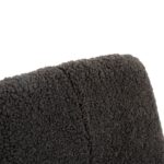 ΚΑΡΕΚΛΑ SHELLY HM8590.01 ΓΚΡΙ TEDDY ΥΦΑΣΜΑ ME ΜΕΤΑΛΛΙΚΑ ΜΑΥΡΑ ΠΟΔΙΑ 48x64x87Yεκ. - Image 9