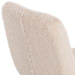 ΚΑΡΕΚΛΑ SHELLY HM8590.02 ΛΕΥΚΟ TEDDY ΥΦΑΣΜΑ ME ΜΕΤΑΛΛΙΚΑ ΜΑΥΡΑ ΠΟΔΙΑ 48x64x87Yεκ. - Image 10