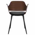 ΚΑΡΕΚΛΑ VELP HM9616.03 ΞΥΛΟ ΣΕ ΚΑΡΥΔΙ-ΜΑΥΡΟ PU-ΜΑΥΡΑ ΜΕΤΑΛ. ΠΟΔΙΑ 55,5x50x79Υεκ. - Image 6