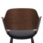 ΚΑΡΕΚΛΑ VELP HM9616.03 ΞΥΛΟ ΣΕ ΚΑΡΥΔΙ-ΜΑΥΡΟ PU-ΜΑΥΡΑ ΜΕΤΑΛ. ΠΟΔΙΑ 55,5x50x79Υεκ. - Image 8