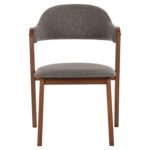 ΚΑΡΕΚΛΑ RIDER HM9734.01 RUBBERWOOD ΣΕ ΚΑΡΥΔΙ-ΥΦΑΣΜΑ ΓΚΡΙ 59x59x83Yεκ. - Image 3