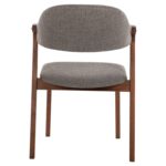 ΚΑΡΕΚΛΑ RIDER HM9734.01 RUBBERWOOD ΣΕ ΚΑΡΥΔΙ-ΥΦΑΣΜΑ ΓΚΡΙ 59x59x83Yεκ. - Image 6