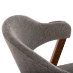 ΚΑΡΕΚΛΑ RIDER HM9734.01 RUBBERWOOD ΣΕ ΚΑΡΥΔΙ-ΥΦΑΣΜΑ ΓΚΡΙ 59x59x83Yεκ. - Image 10