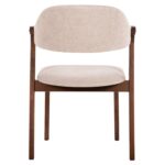 ΚΑΡΕΚΛΑ RIDER HM9734.02 RUBBERWOOD ΣΕ ΚΑΡΥΔΙ-ΥΦΑΣΜΑ ΕΚΡΟΥ 59x59x83Yεκ. - Image 6