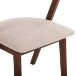 ΚΑΡΕΚΛΑ RIDER HM9734.02 RUBBERWOOD ΣΕ ΚΑΡΥΔΙ-ΥΦΑΣΜΑ ΕΚΡΟΥ 59x59x83Yεκ. - Image 9