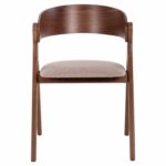 ΚΑΡΕΚΛΑ NEKKER HM9739.01 RUBBERWOOD ΣΕ ΚΑΡΥΔΙ-ΜΠΕΖ ΥΦΑΣΜΑ ΚΑΘΙΣΜΑ 56x55x78Yεκ. - Image 3