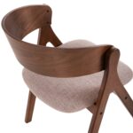 ΚΑΡΕΚΛΑ NEKKER HM9739.01 RUBBERWOOD ΣΕ ΚΑΡΥΔΙ-ΜΠΕΖ ΥΦΑΣΜΑ ΚΑΘΙΣΜΑ 56x55x78Yεκ. - Image 9