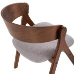 ΚΑΡΕΚΛΑ NEKKER HM9739.02 RUBBERWOOD ΣΕ ΚΑΡΥΔΙ-ΓΚΡΙ ΥΦΑΣΜΑ ΚΑΘΙΣΜΑ 56x55x78Yεκ. - Image 9