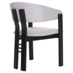 ΚΑΡΕΚΛΑ ZARRA HM9970.02 RUBBERWOOD ΣΕ ΜΑΥΡΟ-ΑΝΟΙΧΤΟ ΓΚΡΙ ΥΦΑΣΜΑ 55,5x59x81,5Υεκ - Image 5