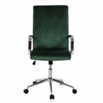 ΚΑΡΕΚΛΑ ΓΡΑΦΕΙΟΥ JOSEF HM1181.03 ΚΥΠΑΡΙΣΣΙ ΒΕΛΟΥΔΟ-INOX ΒΑΣΗ 58x61x105-113Yεκ. - Image 3