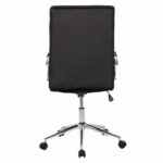 ΚΑΡΕΚΛΑ ΓΡΑΦΕΙΟΥ JOSEF HM1181.04 ΜΑΥΡΟ ΒΕΛΟΥΔΟ-INOX ΒΑΣΗ 58x61x105-113Yεκ. - Image 6