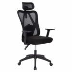 ΚΑΡΕΚΛΑ ΓΡΑΦΕΙΟΥ MEXER HM1195.01 ΜΑΥΡΟ MESH-ΜΕΤΑΛ.ΒΑΣΗ-NYLON ΣΚΕΛΕΤΟΣ 68x70x136Υεκ.