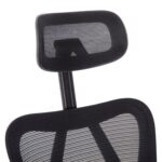 ΚΑΡΕΚΛΑ ΓΡΑΦΕΙΟΥ MEXER HM1195.01 ΜΑΥΡΟ MESH-ΜΕΤΑΛ.ΒΑΣΗ-NYLON ΣΚΕΛΕΤΟΣ 68x70x136Υεκ. - Image 7