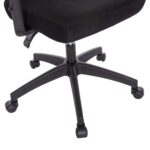 ΚΑΡΕΚΛΑ ΓΡΑΦΕΙΟΥ MEXER HM1195.01 ΜΑΥΡΟ MESH-ΜΕΤΑΛ.ΒΑΣΗ-NYLON ΣΚΕΛΕΤΟΣ 68x70x136Υεκ. - Image 10