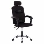 ΚΑΡΕΚΛΑ ΓΡΑΦΕΙΟΥ CRONER HM1196.01 ΜΑΥΡΟ MESH-ΜΕΤΑΛ.ΒΑΣΗ-NYLON ΣΚΕΛΕΤΟΣ 58x99x120Υεκ.