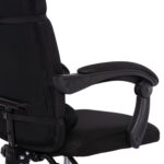 ΚΑΡΕΚΛΑ ΓΡΑΦΕΙΟΥ CRONER HM1196.01 ΜΑΥΡΟ MESH-ΜΕΤΑΛ.ΒΑΣΗ-NYLON ΣΚΕΛΕΤΟΣ 58x99x120Υεκ. - Image 9