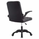 ΚΑΡΕΚΛΑ ΓΡΑΦΕΙΟΥ PORTIMA HM1197.01 ΜΑΥΡΟ PVC-NYLON ΣΚΕΛΕΤΟΣ & ΒΑΣΗ 69x57x97Υεκ. - Image 5