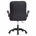 ΚΑΡΕΚΛΑ ΓΡΑΦΕΙΟΥ PORTIMA HM1197.01 ΜΑΥΡΟ PVC-NYLON ΣΚΕΛΕΤΟΣ & ΒΑΣΗ 69x57x97Υεκ. - Image 6