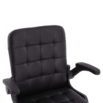 ΚΑΡΕΚΛΑ ΓΡΑΦΕΙΟΥ PORTIMA HM1197.01 ΜΑΥΡΟ PVC-NYLON ΣΚΕΛΕΤΟΣ & ΒΑΣΗ 69x57x97Υεκ. - Image 7