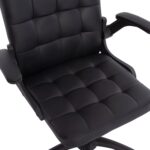 ΚΑΡΕΚΛΑ ΓΡΑΦΕΙΟΥ PORTIMA HM1197.01 ΜΑΥΡΟ PVC-NYLON ΣΚΕΛΕΤΟΣ & ΒΑΣΗ 69x57x97Υεκ. - Image 8