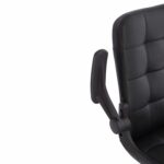 ΚΑΡΕΚΛΑ ΓΡΑΦΕΙΟΥ PORTIMA HM1197.01 ΜΑΥΡΟ PVC-NYLON ΣΚΕΛΕΤΟΣ & ΒΑΣΗ 69x57x97Υεκ. - Image 9