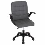 ΚΑΡΕΚΛΑ ΓΡΑΦΕΙΟΥ PORTIMA HM1197.03 ΓΚΡΙ PVC-ΜΑΥΡΟΣ NYLON ΣΚΕΛΕΤΟΣ & ΒΑΣΗ 66.5x60x97Υεκ