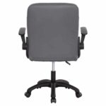 ΚΑΡΕΚΛΑ ΓΡΑΦΕΙΟΥ PORTIMA HM1197.03 ΓΚΡΙ PVC-ΜΑΥΡΟΣ NYLON ΣΚΕΛΕΤΟΣ & ΒΑΣΗ 66.5x60x97Υεκ - Image 6