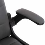 ΚΑΡΕΚΛΑ ΓΡΑΦΕΙΟΥ PORTIMA HM1197.03 ΓΚΡΙ PVC-ΜΑΥΡΟΣ NYLON ΣΚΕΛΕΤΟΣ & ΒΑΣΗ 66.5x60x97Υεκ - Image 8