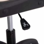 ΚΑΡΕΚΛΑ ΓΡΑΦΕΙΟΥ PORTIMA HM1197.04 ΜΠΕΖ PVC-ΜΑΥΡΟΣ NYLON ΣΚΕΛΕΤΟΣ & ΒΑΣΗ 66.5x57x97Υεκ - Image 9