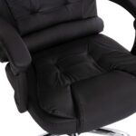 ΚΑΡΕΚΛΑ ΓΡΑΦΕΙΟΥ LAGOM HM1198 ΜΑΥΡO PVC-ΜΕΤΑΛ.ΒΑΣΗ-ΜΑΥΡΟ NYLON ΣΚΕΛΕΤΟΣ 60x70x104Υεκ - Image 7