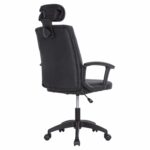 ΚΑΡΕΚΛΑ ΓΡΑΦΕΙΟΥ NIMBLE HM1199.01 ΜΑΥΡΟ PVC-ΜΑΥΡΟΣ ΣΚΕΛΕΤΟΣ & ΒΑΣΗ NYLON 59x64x122Υεκ - Image 5