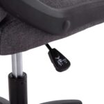 ΚΑΡΕΚΛΑ ΓΡΑΦΕΙΟΥ NIMBLE HM1199.12 ΓΚΡΙ ΥΦΑΣΜΑ-ΜΑΥΡΟΣ ΣΚΕΛΕΤΟΣ&ΒΑΣΗ NYLON 59x64x122Υεκ - Image 9