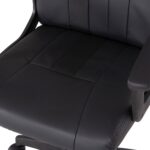 ΚΑΡΕΚΛΑ ΓΡΑΦΕΙΟΥ NIM HM1200.01 ΜΑΥΡΟ PVC-ΜΑΥΡΟΣ ΣΚΕΛΕΤΟΣ & ΒΑΣΗ NYLON 58x65x100Υεκ - Image 8
