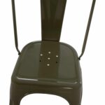 ΚΑΡΕΚΛΑ ΜΕΤΑΛΛΙΚΗ MELITA-PRO HM8641.43 ΣΕ DARK OLIVE GREEN 44x47x84.5Υεκ. - Image 8