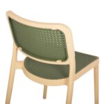 ΚΑΡΕΚΛΑ ΠΟΛΥΠΡΟΠΥΛΕΝΙΟΥ MEKO HM5934.04 ΜΠΕΖ ΜΕ OLIVE GREEN ΨΑΘΑ 41x49x102Υ εκ. - Image 9