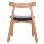 KΑΡΕΚΛΑ ΤΡΑΠΕΖΑΡΙΑΣ SEKAN HM18245.04 RUBBERWOOD-ΜΑΥΡΟ PU 60x54x72Υεκ - Image 6